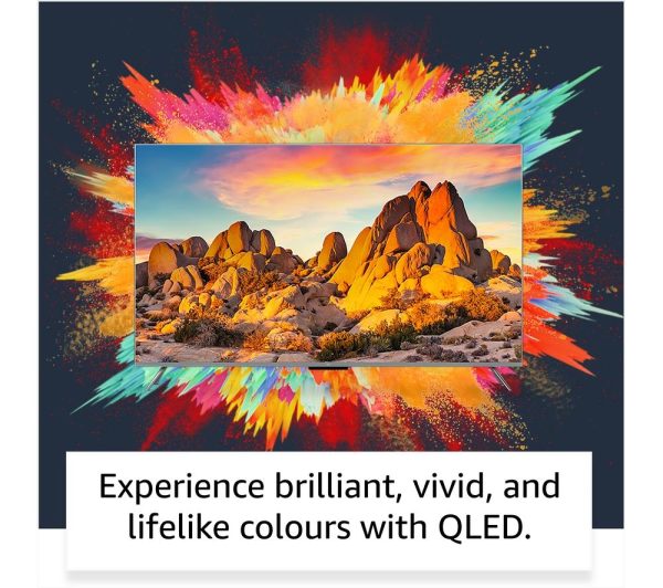 AMAZON Omni QLED Series Fire TV QL65F601U 65" Smart 4K Ultra HD HDR TV with Amazon Alexa