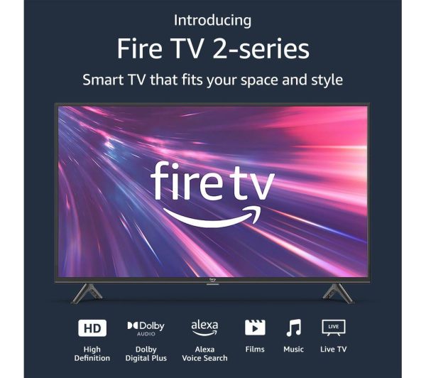 AMAZON 2-Series Fire TV HD40N200U 40" Smart HD Ready HDR LED TV with Amazon Alexa