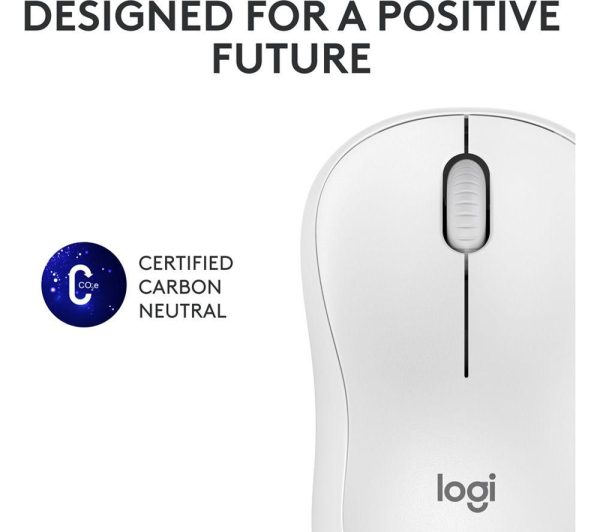 LOGITECH M240 Silent Wireless Optical Mouse - Off White