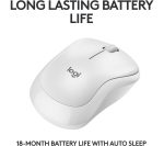 LOGITECH M240 Silent Wireless Optical Mouse - Off White