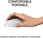 LOGITECH M240 Silent Wireless Optical Mouse - Off White