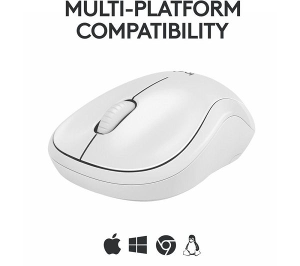 LOGITECH M240 Silent Wireless Optical Mouse - Off White