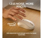 LOGITECH M240 Silent Wireless Optical Mouse - Off White