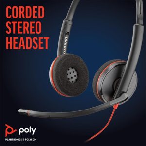 POLY Blackwire 3220 Headset - Black