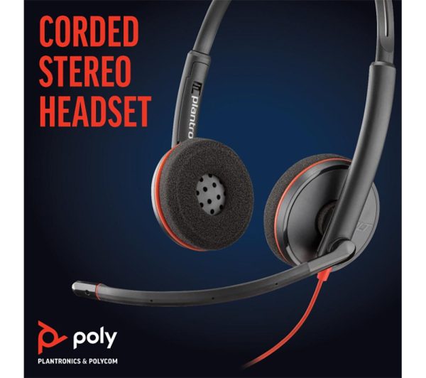 POLY Blackwire 3220 Headset - Black