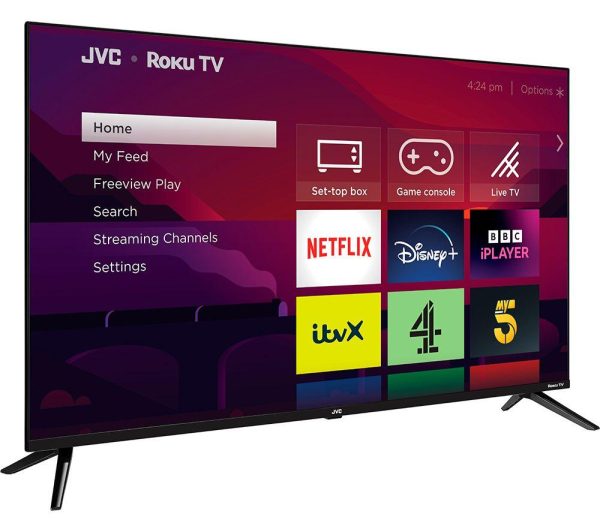 JVC LT-43CR330 Roku TV 43" Smart Full HD HDR LED TV