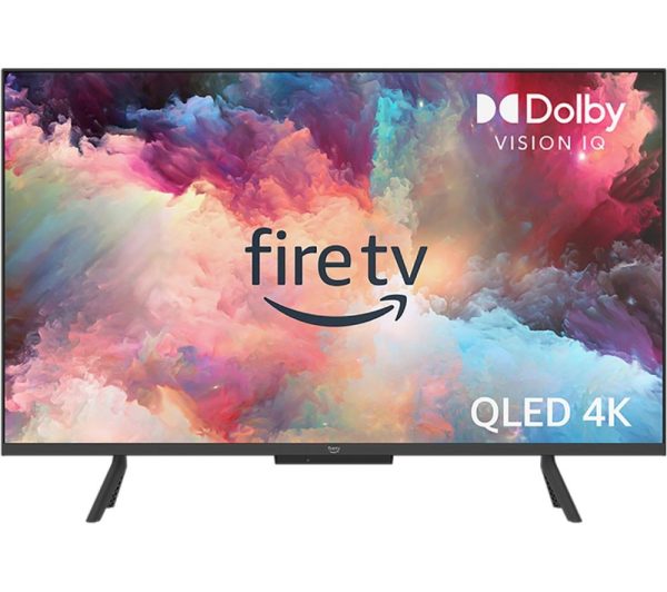 AMAZON Omni QLED Series Fire TV QL43F601U 43" Smart 4K Ultra HD HDR TV with Amazon Alexa