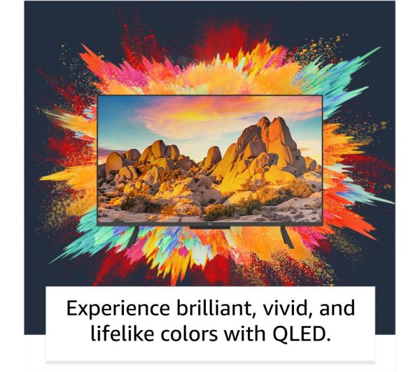 AMAZON Omni QLED Series Fire TV QL43F601U 43" Smart 4K Ultra HD HDR TV with Amazon Alexa