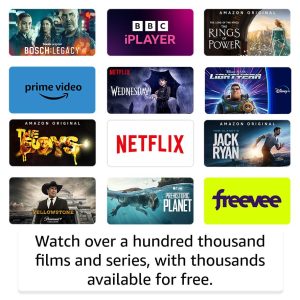 AMAZON Omni QLED Series Fire TV QL43F601U 43" Smart 4K Ultra HD HDR TV with Amazon Alexa