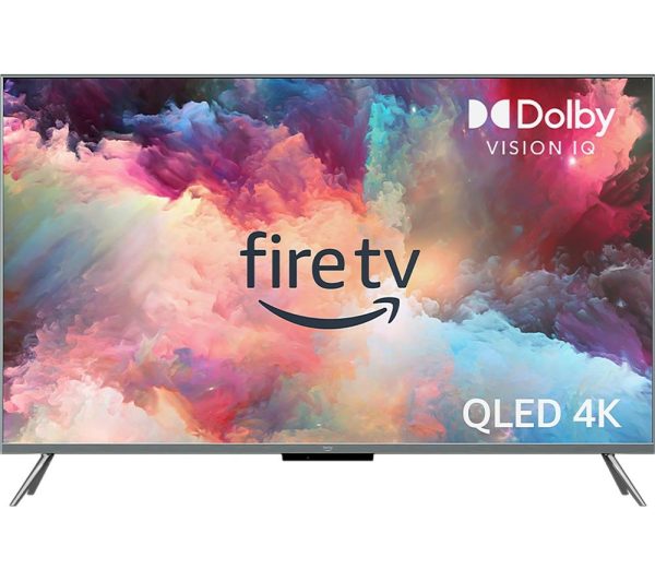 AMAZON Omni QLED Series Fire TV QL55F601U 55" Smart 4K Ultra HD HDR TV with Amazon Alexa