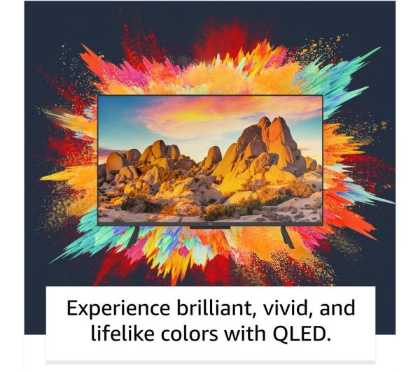 AMAZON Omni QLED Series Fire TV QL50F601U 50" Smart 4K Ultra HD HDR TV with Amazon Alexa