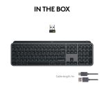 LOGITECH MX Keys S Wireless Keyboard - Black