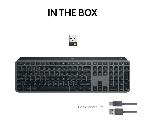 LOGITECH MX Keys S Wireless Keyboard - Black