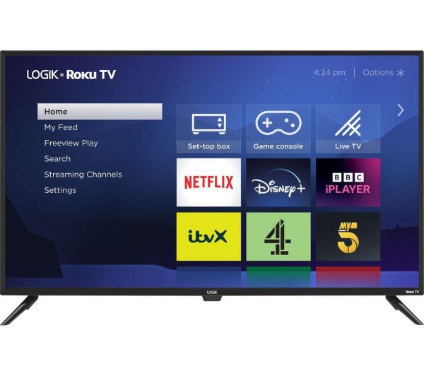 LOGIK L43RUE23 Roku TV 43" Smart 4K Ultra HD HDR LED TV
