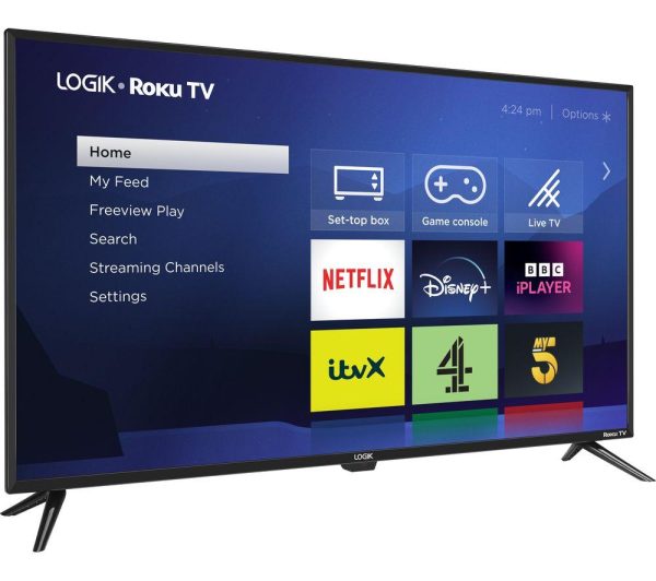 LOGIK L43RUE23 Roku TV 43" Smart 4K Ultra HD HDR LED TV