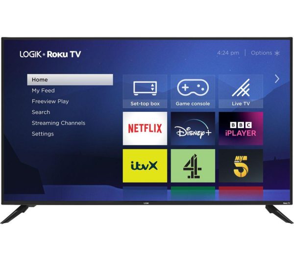 LOGIK L50RUE23 Roku TV 50" Smart 4K Ultra HD HDR LED TV