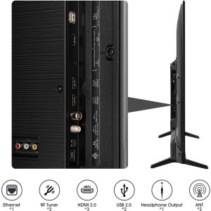 HISENSE 65E7KQTUK 65" Smart 4K Ultra HD HDR QLED TV with Amazon Alexa