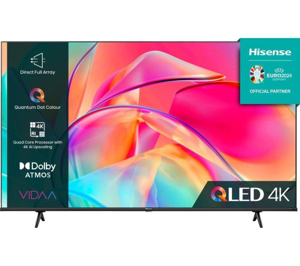 HISENSE 43E7KQTUK 43" Smart 4K Ultra HD HDR QLED TV with Amazon Alexa