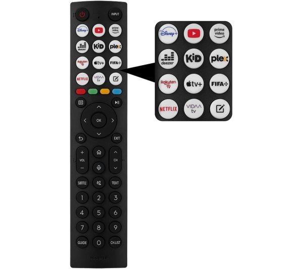 HISENSE 43E7KQTUK 43" Smart 4K Ultra HD HDR QLED TV with Amazon Alexa