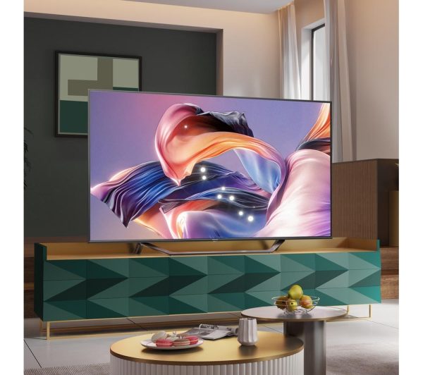 HISENSE 55A7KQTUK 55" Smart 4K Ultra HD HDR QLED TV with Amazon Alexa