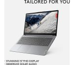 LENOVO IdeaPad 1 15.6" Laptop - AMD Ryzen 5, 256 GB SSD, Grey