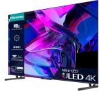 HISENSE 75U7KQTUK 75" Smart 4K Ultra HD HDR Mini-LED TV with Amazon Alexa