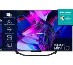 HISENSE 65U7KQTUK 65" Smart 4K Ultra HD HDR Mini-LED TV with Amazon Alexa