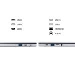 ACER 314 14" Chromebook - Intel® Core i3, 128 GB eMMC, Silver