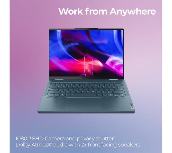 LENOVO Yoga 7 14" 2 in 1 Laptop - AMD Ryzen 5, 512 GB SSD, Blue