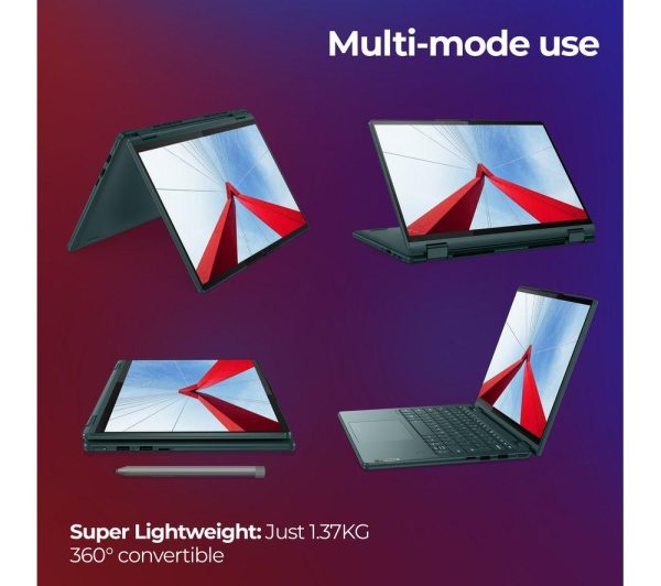 LENOVO Yoga 6 13.3" 2 in 1 Laptop - AMD Ryzen 5, 256 GB SSD, Blue