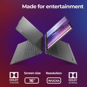 LENOVO Yoga 7i 16" 2 in 1 Laptop - Intel® Core i5, 512 GB SSD, Grey