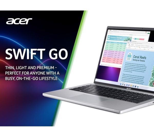 ACER Swift Go 14" Laptop - AMD Ryzen 7, 512 GB SSD, Silver