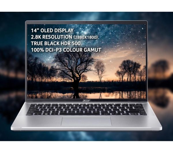 ACER Swift Go 14" Laptop - AMD Ryzen 7, 512 GB SSD, Silver