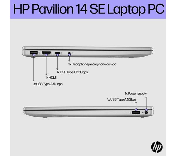 HP Pavilion SE 14" Laptop - Intel® Core i5, 512 GB SSD, Silver
