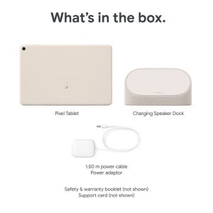 GOOGLE Pixel 11" Tablet - 256 GB, Porcelain