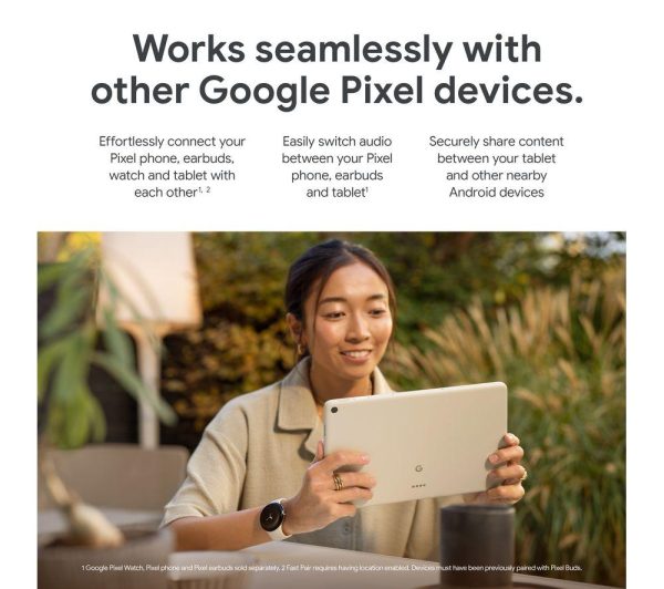 GOOGLE Pixel 11" Tablet - 128 GB, Hazel