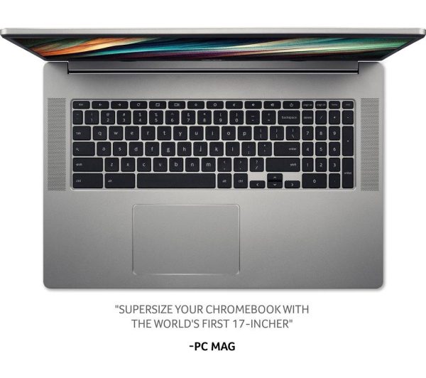ACER 317 17.3" Chromebook - IntelÂ® PentiumÂ®, 128 GB eMMC, Silver