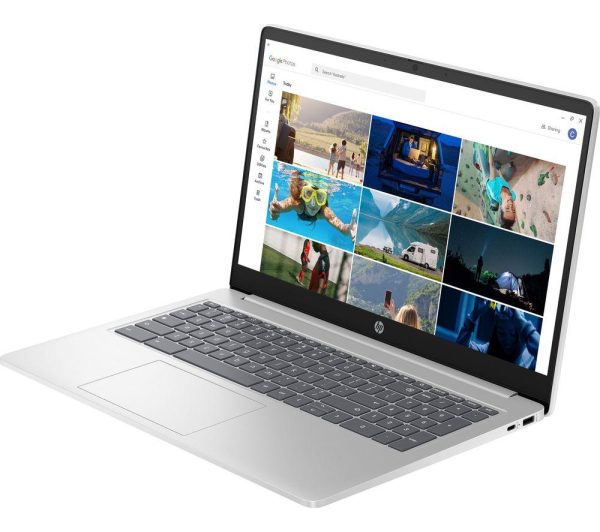 HP 15a-nb0502sa 15.6" Chromebook Plus - Intel® Core i3, 128 GB SSD, Silver