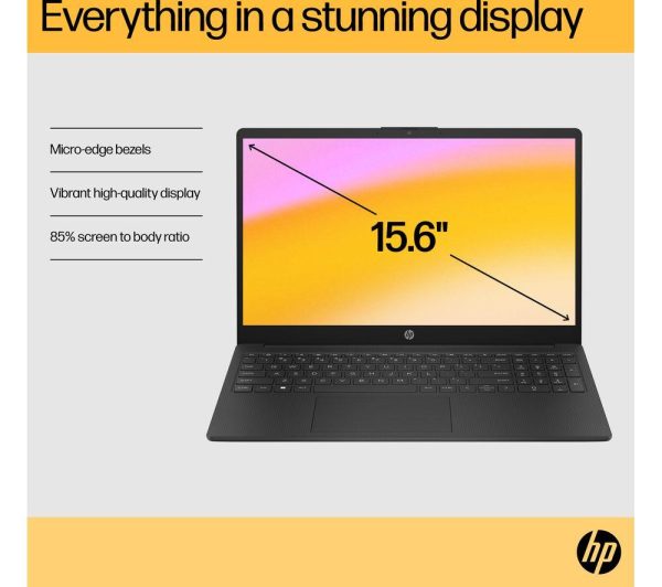HP 15-fc0514sa 15.6" Laptop - AMD Ryzen 5, 256 GB, Black