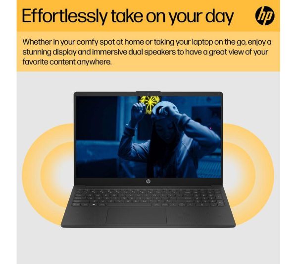 HP 15-fc0514sa 15.6" Laptop - AMD Ryzen 5, 256 GB, Black