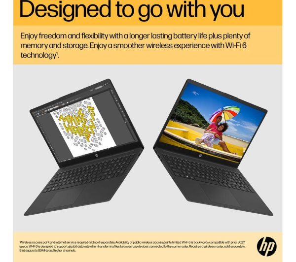 HP 15-fc0514sa 15.6" Laptop - AMD Ryzen 5, 256 GB, Black