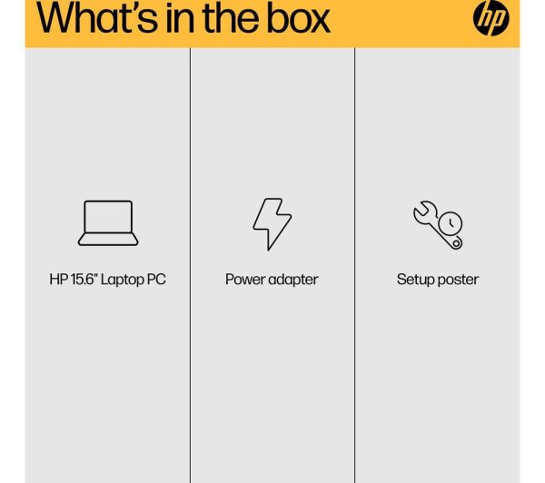 HP 15-fc0514sa 15.6" Laptop - AMD Ryzen 5, 256 GB, Black