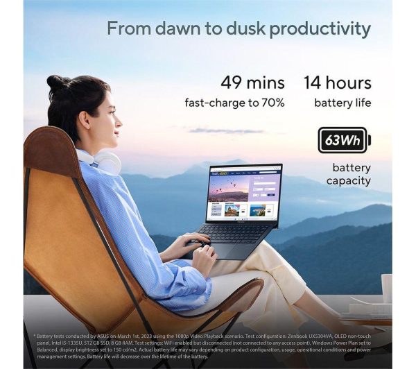 ASUS Zenbook S 13 OLED 13.3" Laptop Intel® Core i7, 1 TB SSD, Grey