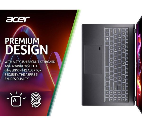 ACER Aspire 5 15.6" Laptop - AMD Ryzen 7, 512 GB SSD, Grey