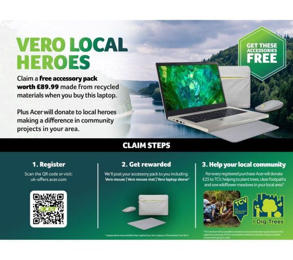 ACER Aspire Vero AV15-53 15.6" Laptop - Intel® Core i5, 512 GB SSD, Grey