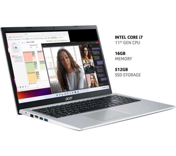 ACER Aspire 3 15.6" Laptop - Intel® Core i7, 512 GB SSD, Silver