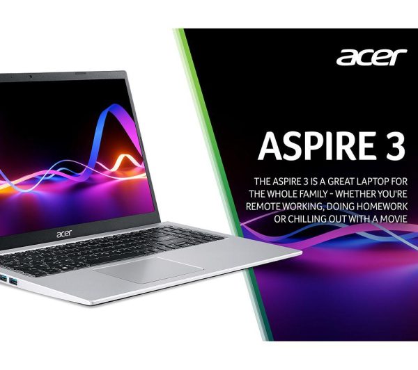 ACER Aspire 3 15.6" Laptop - Intel® Core i7, 512 GB SSD, Silver