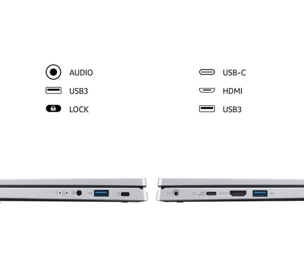 ACER Aspire 3 Spin 14" 2 in 1 Laptop - Intel® Core i3, 256 GB SSD, Silver