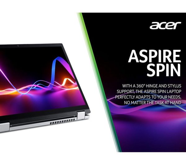 ACER Aspire 3 Spin 14" 2 in 1 Laptop - Intel® Core i3, 256 GB SSD, Silver