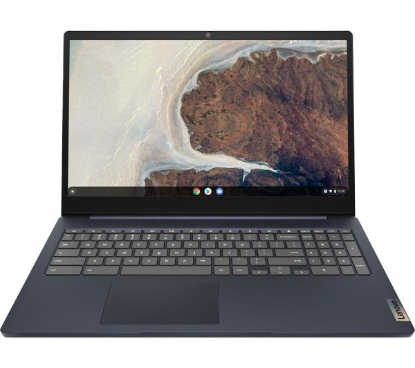 LENOVO IdeaPad Slim 3 15.6" Chromebook - IntelÂ® PentiumÂ®, 128 GB eMMC, Blue
